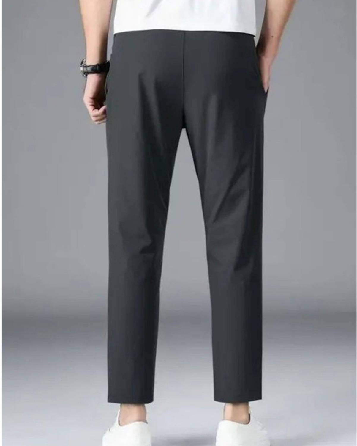 Dresvia Men Grey Track Pants Pack of 2 - Image 2