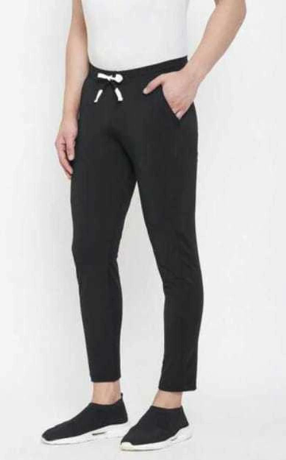 Image of TIGERSNAKE Solid Men Multicolor Track Pants