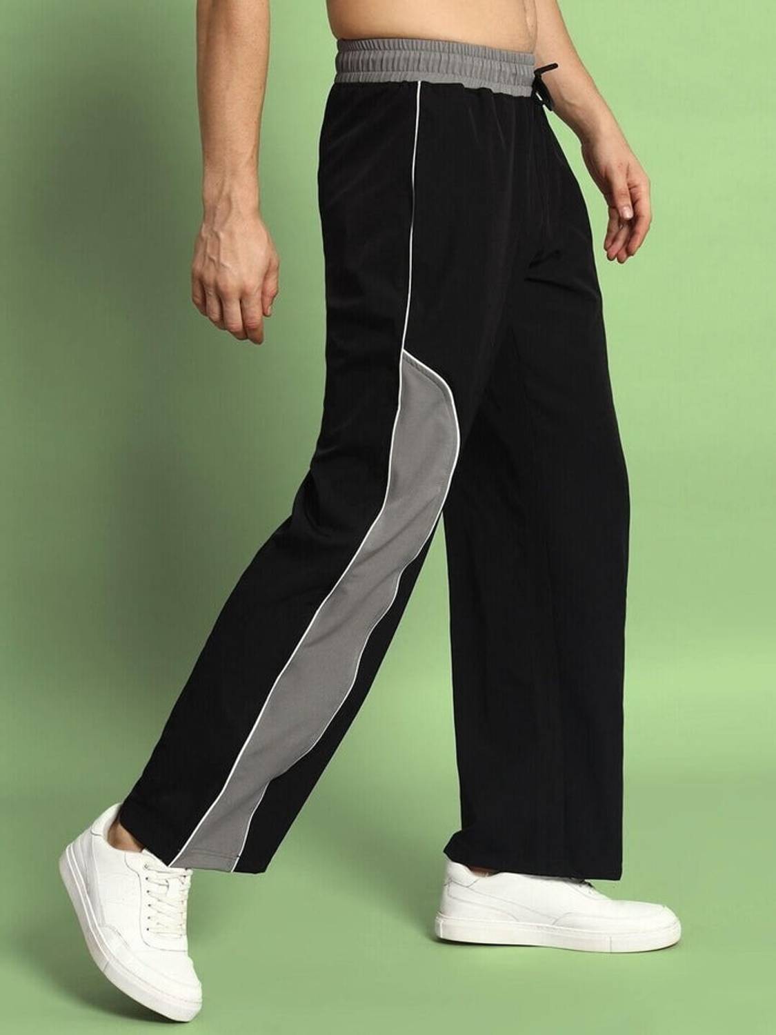 COMBRAIDED Comfort Fit Men Black Trousers - Image 4