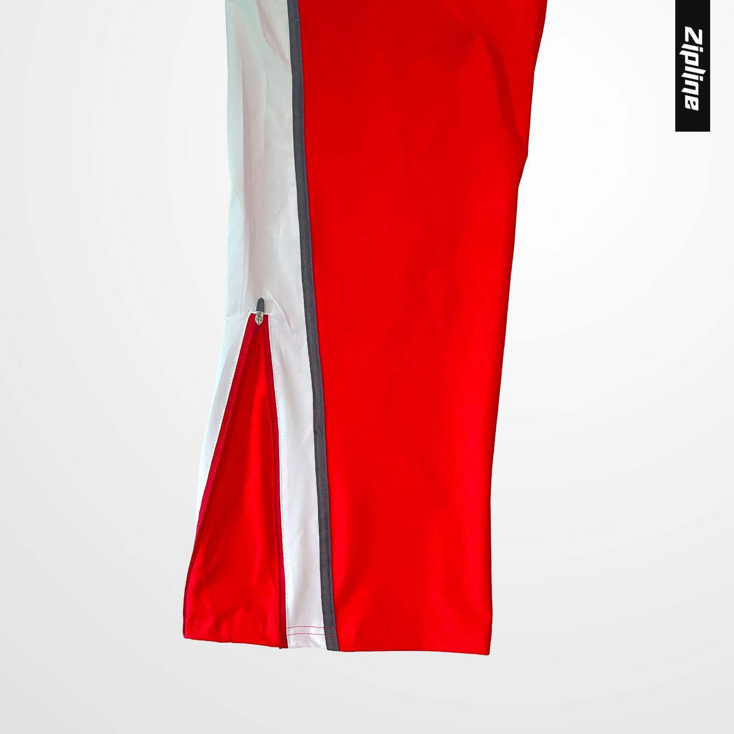 Image of WARYAR Solid, Striped Men Red Track Pants