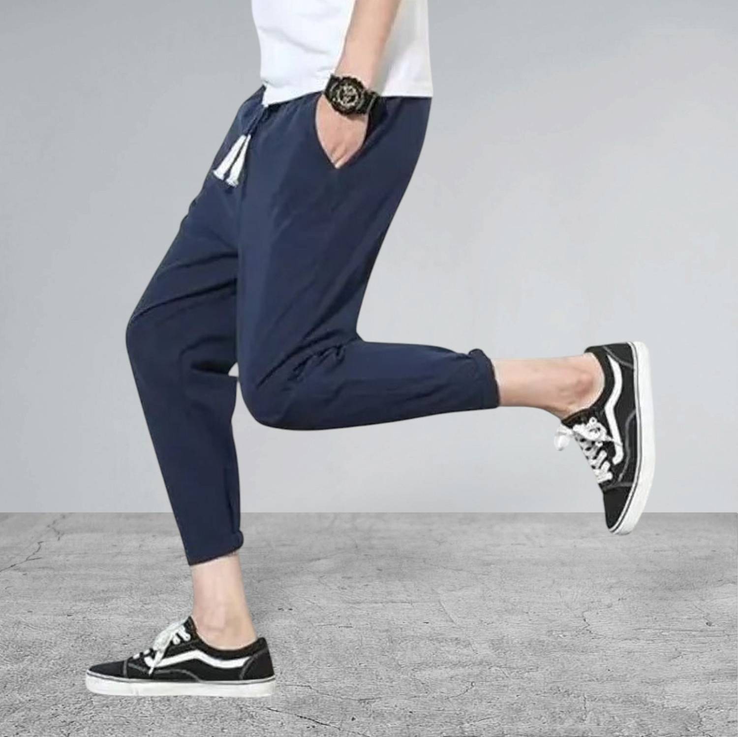 AviraEnterprise Striped Men & Women Blue Track Pants