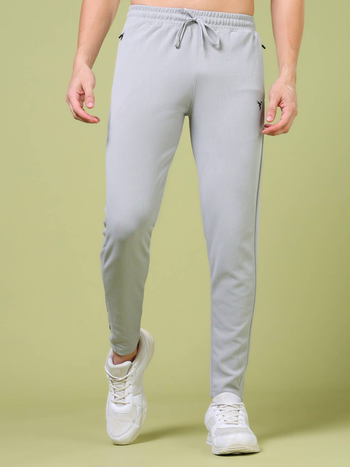 TECHNOSPORT Solid Men Grey Track Pants