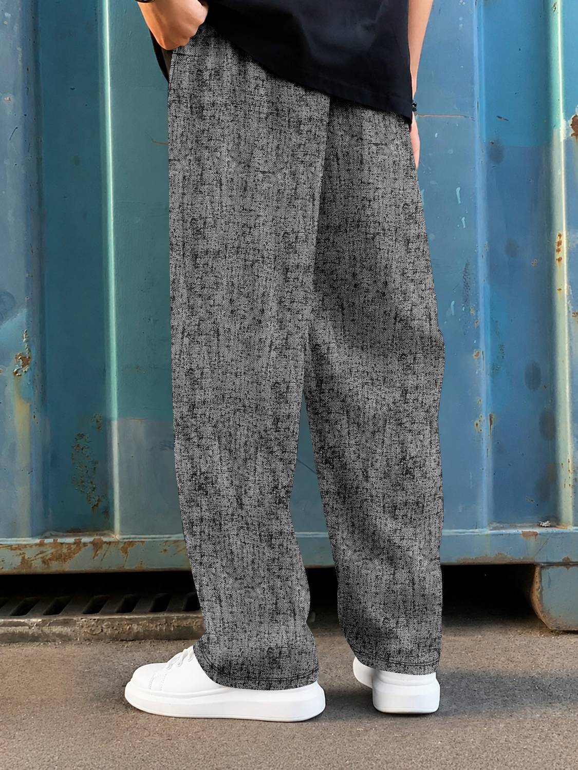 KAJARU Men Grey Track Pants - Image 3