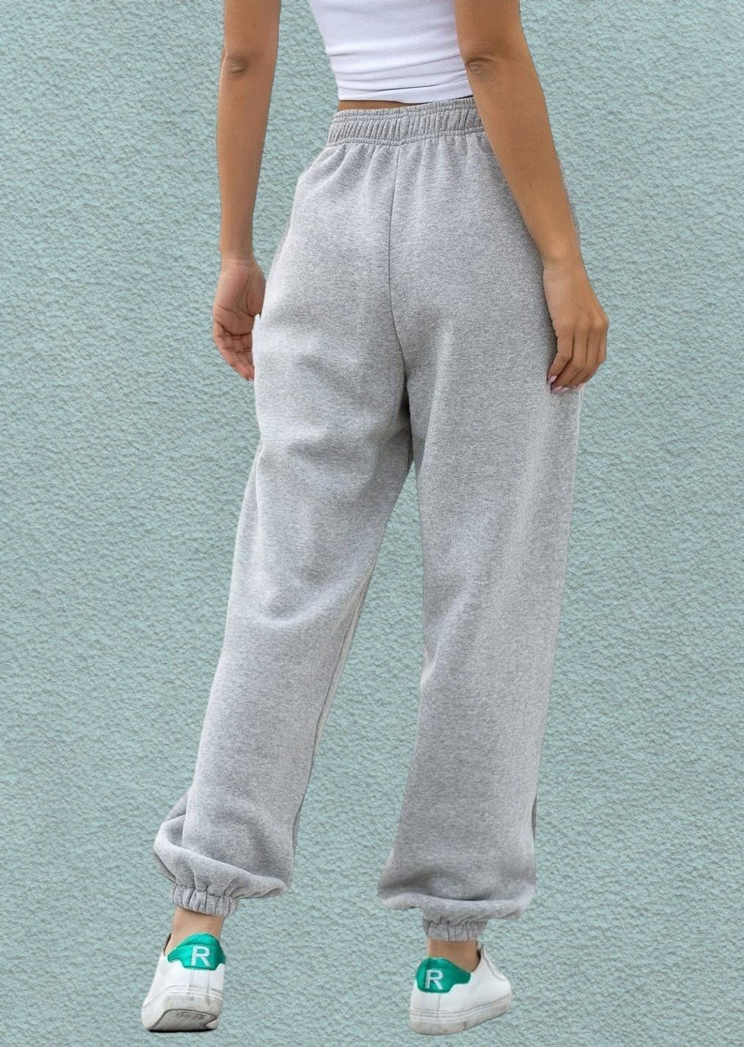 Image of Q-Rious Relaxed Women Grey Trousers
