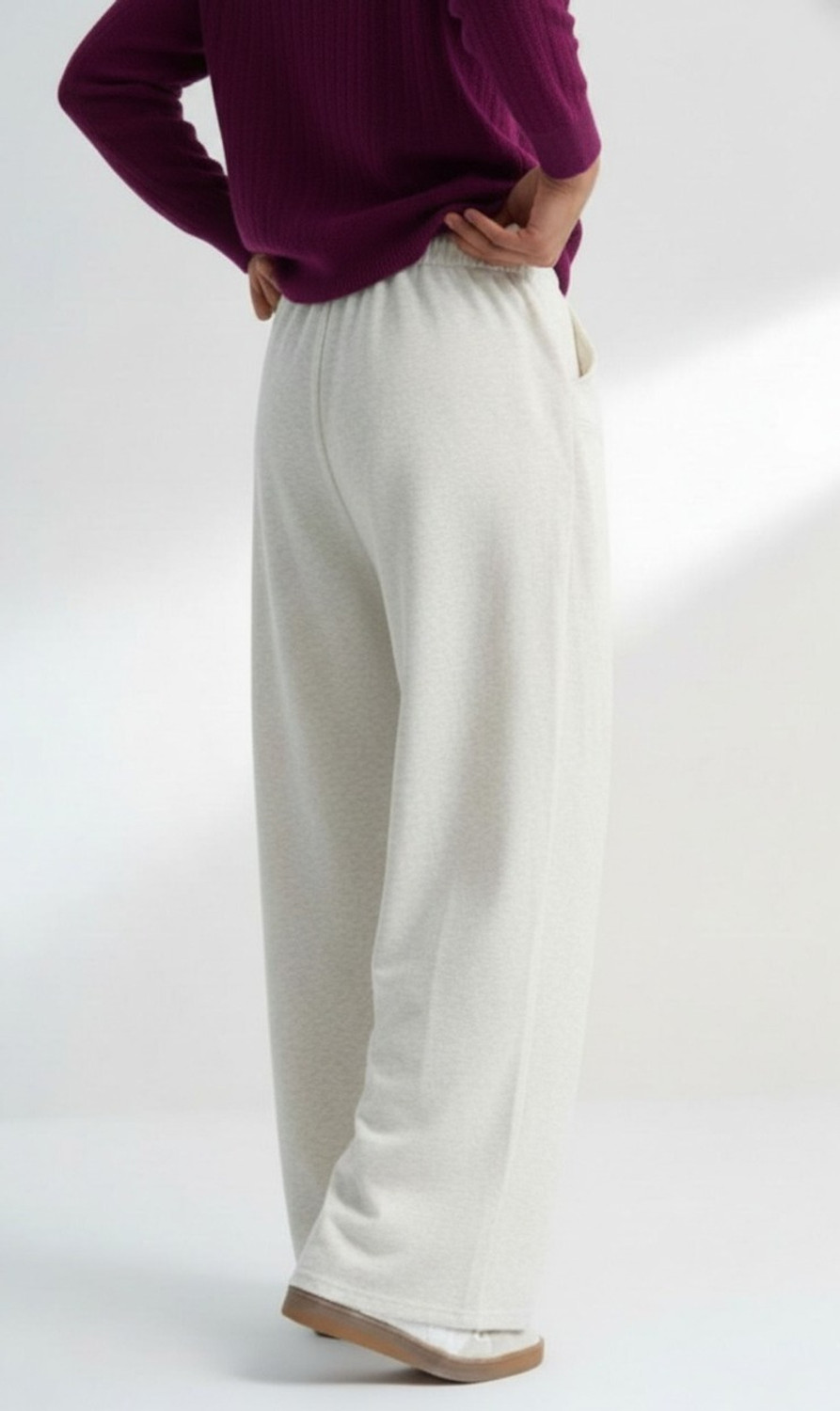 Image of Dockstreet Solid Men White Track Pants