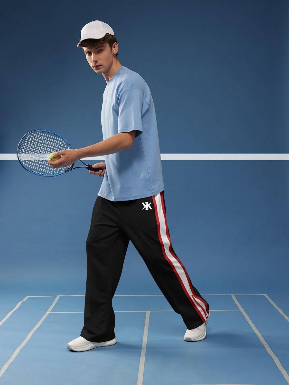 Kynetic Colorblock Men Black Track Pants - Image 5