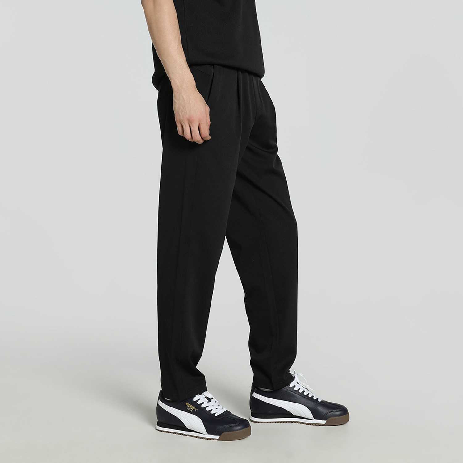 Image of PUMA Printed Men Black Track Pants