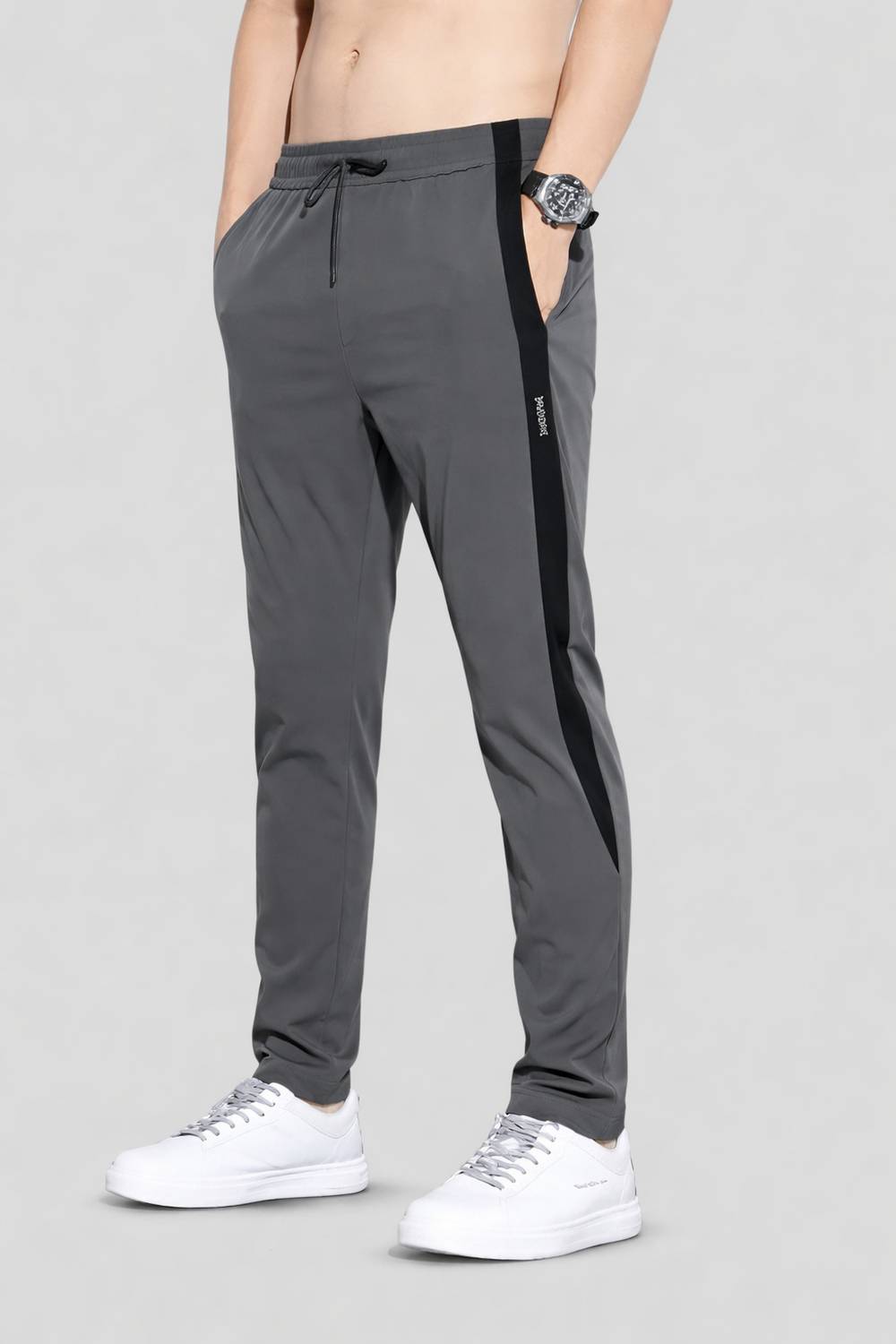 Joggers Park Colorblock Men Multicolor Track Pants Pack of 3 - Image 4