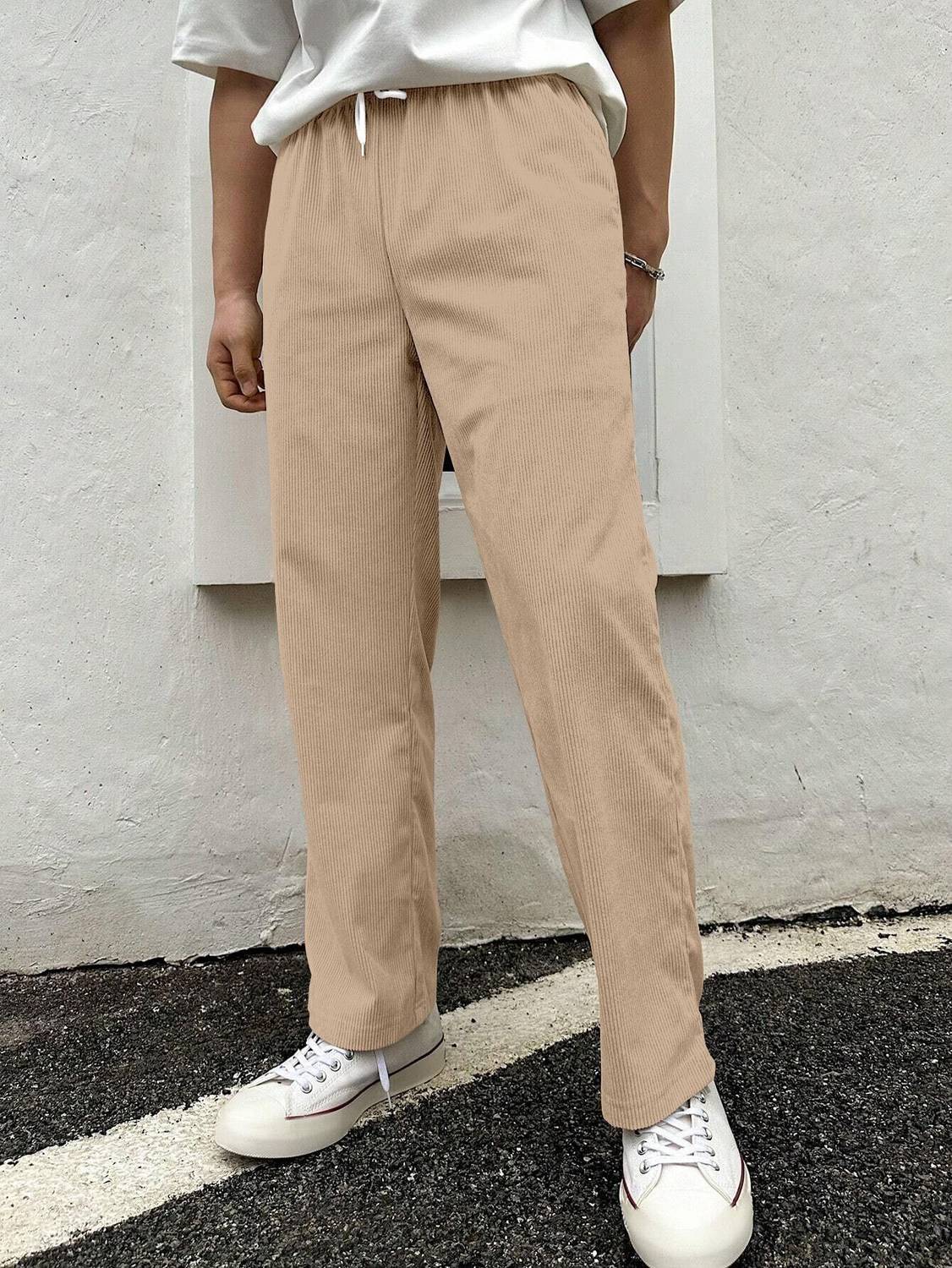 COMBRAIDED Men Beige Track Pants - Image 5