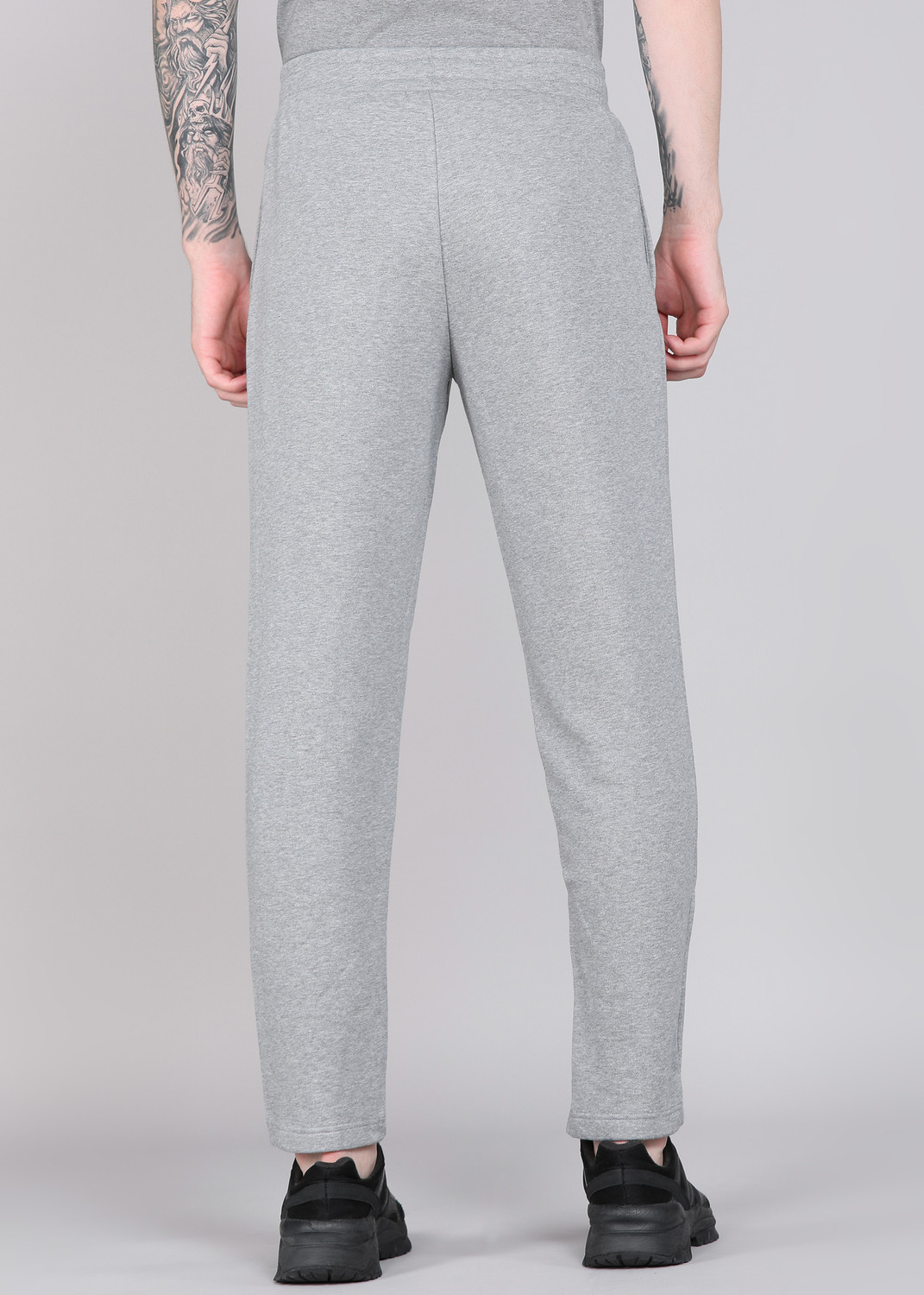 Image of PUMA Men Solid Grey Track Pants