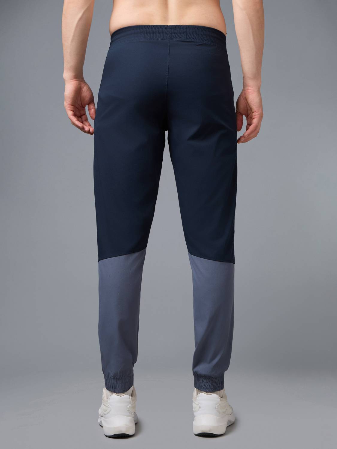 TECHNOSPORT Colorblock Men Blue Track Pants - Image 2