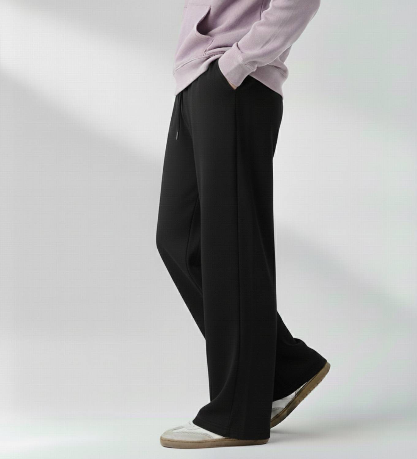 Dockstreet Men Black Track Pants - Image 4