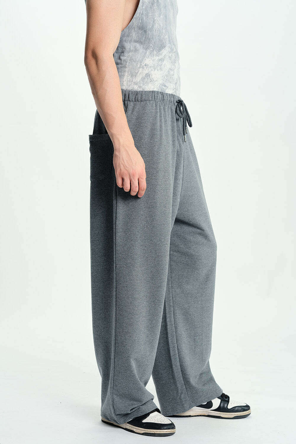 Image of Bonkers Corner Printed Men Grey Track Pants