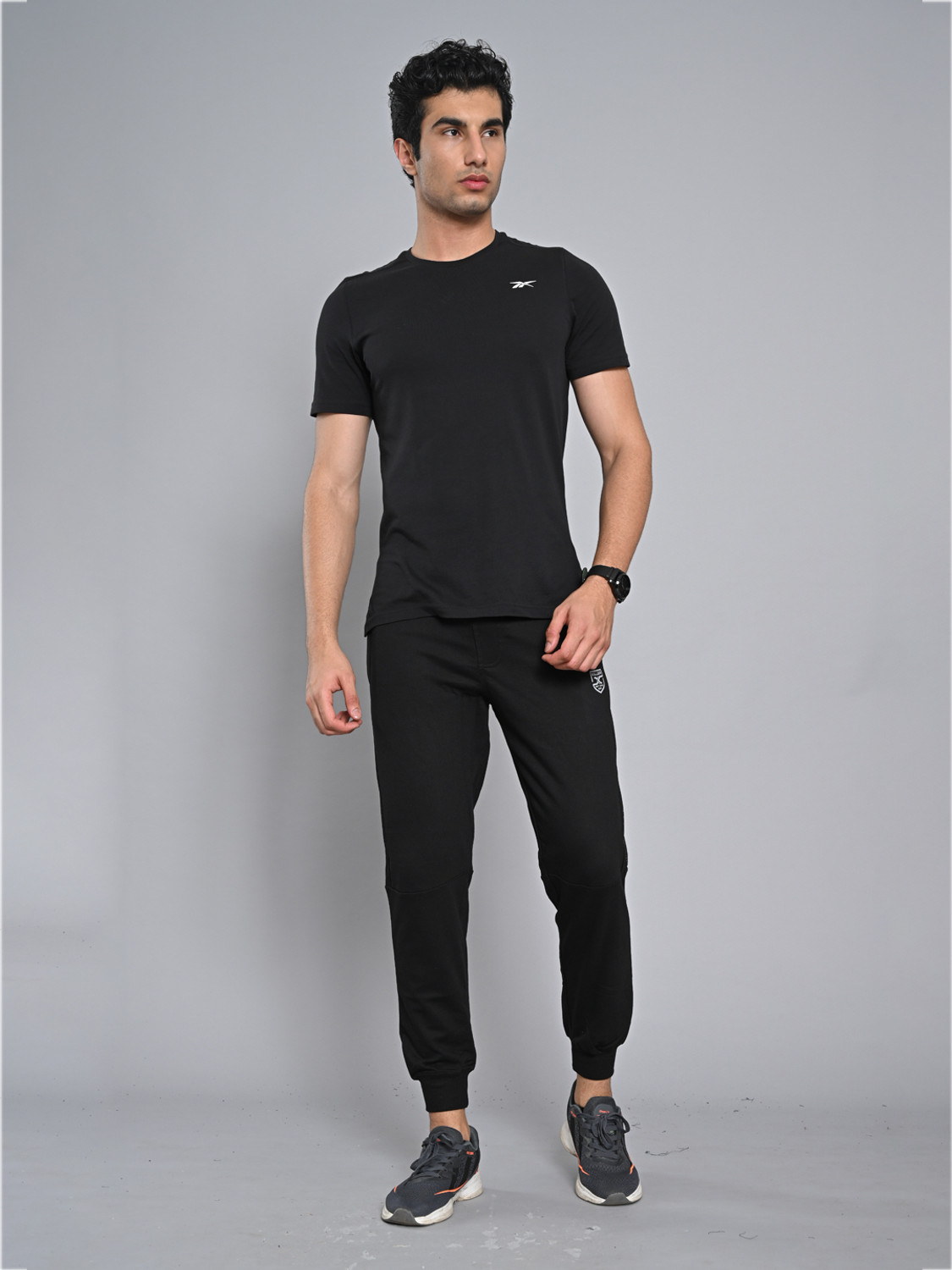 Image of KILLER Self Design Men Black Track Pants