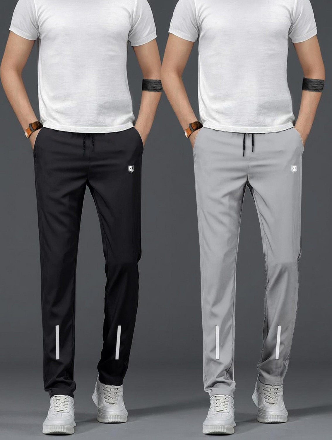 Image of ROYSTER CALLUS Solid Men Multicolor Track Pants