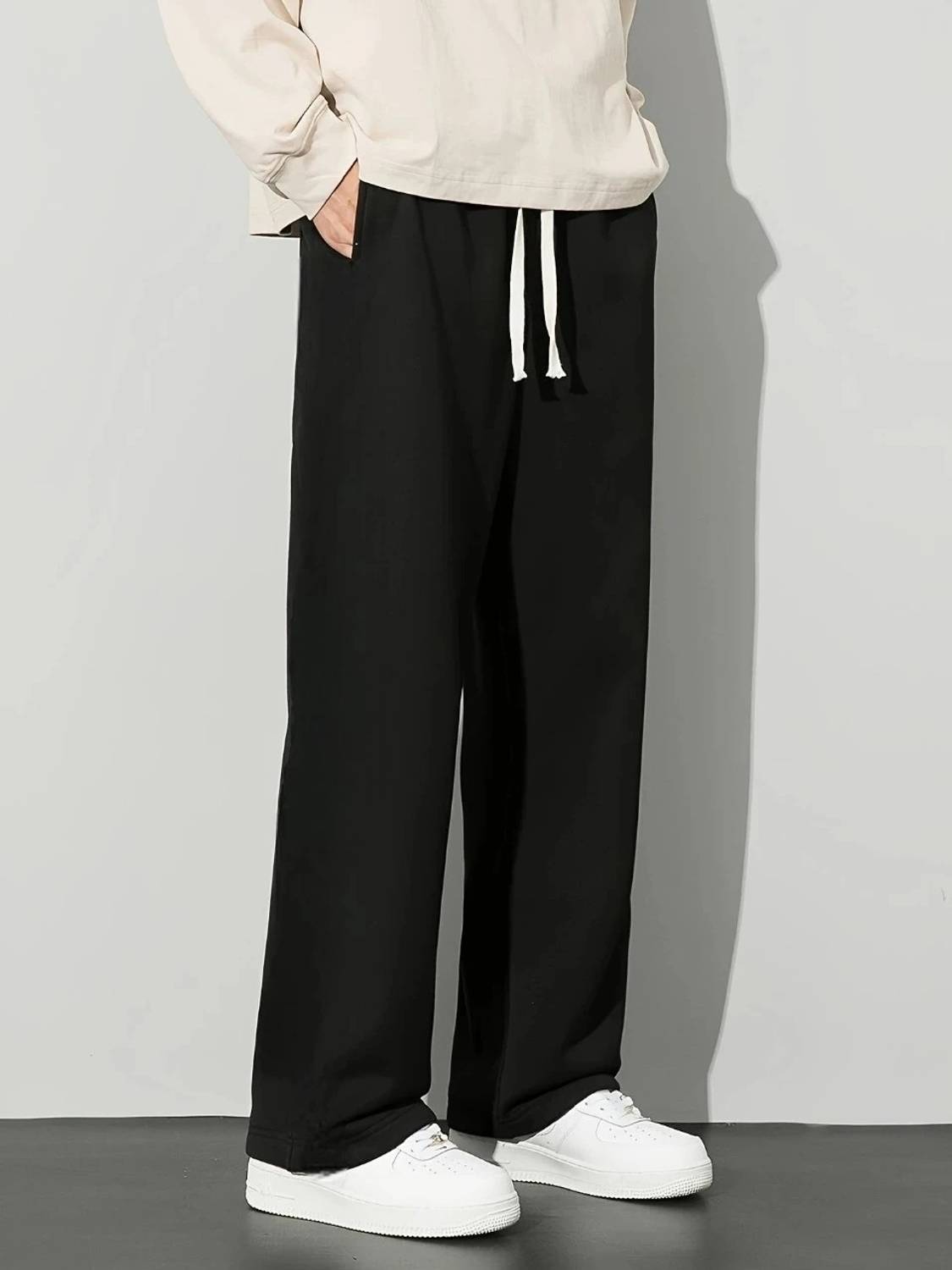 bulldozerbaba Solid Men Black Track Pants
