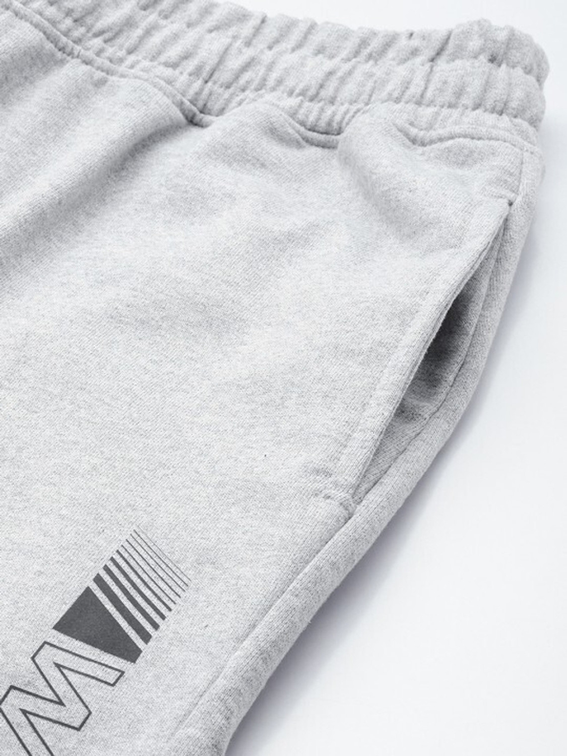 Image of HRX by Hrithik Roshan Printed Men Grey Track Pants