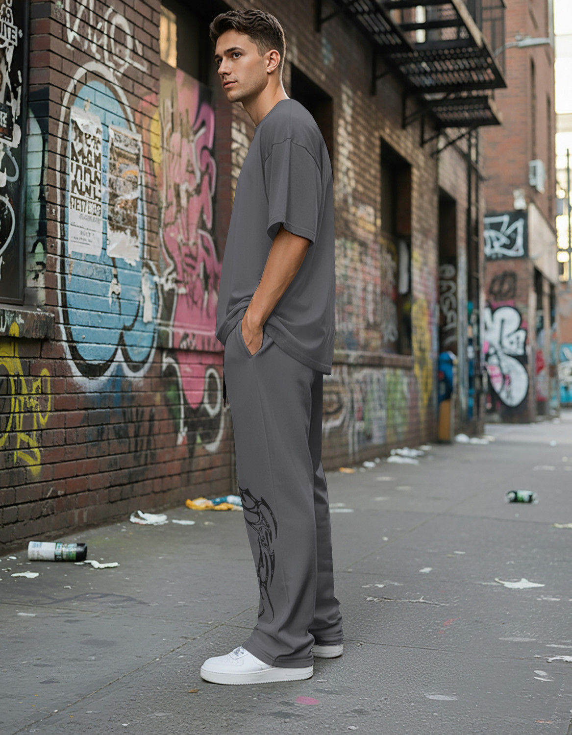 Image of KELONBRO Printed Men Track Suit