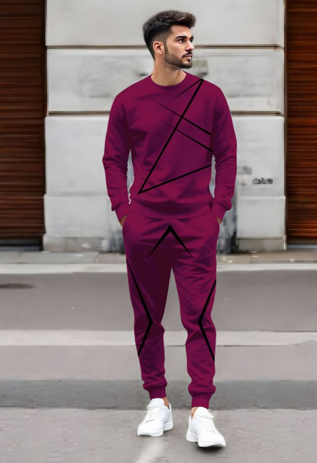 Image of Triptee Printed Men Track Suit