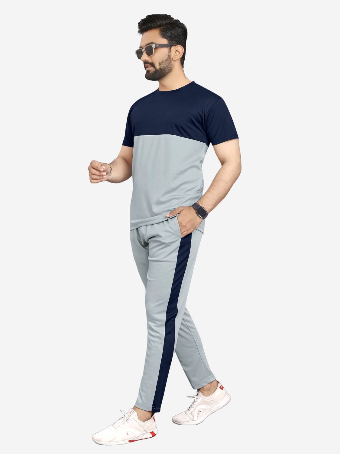 BRUSEANT Colorblock Men Track Suit