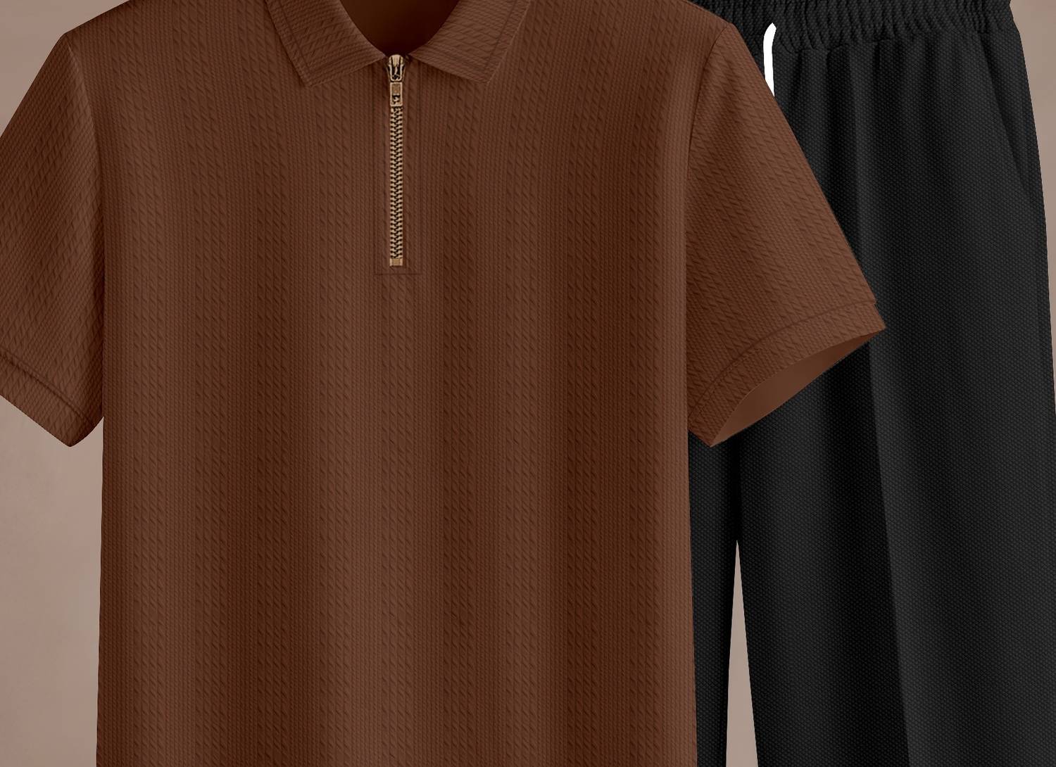 KAJARU Self Design Men Track Suit - Image 3