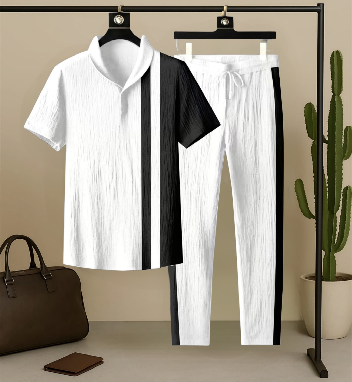Image of Swara Craft Striped Men Track Suit
