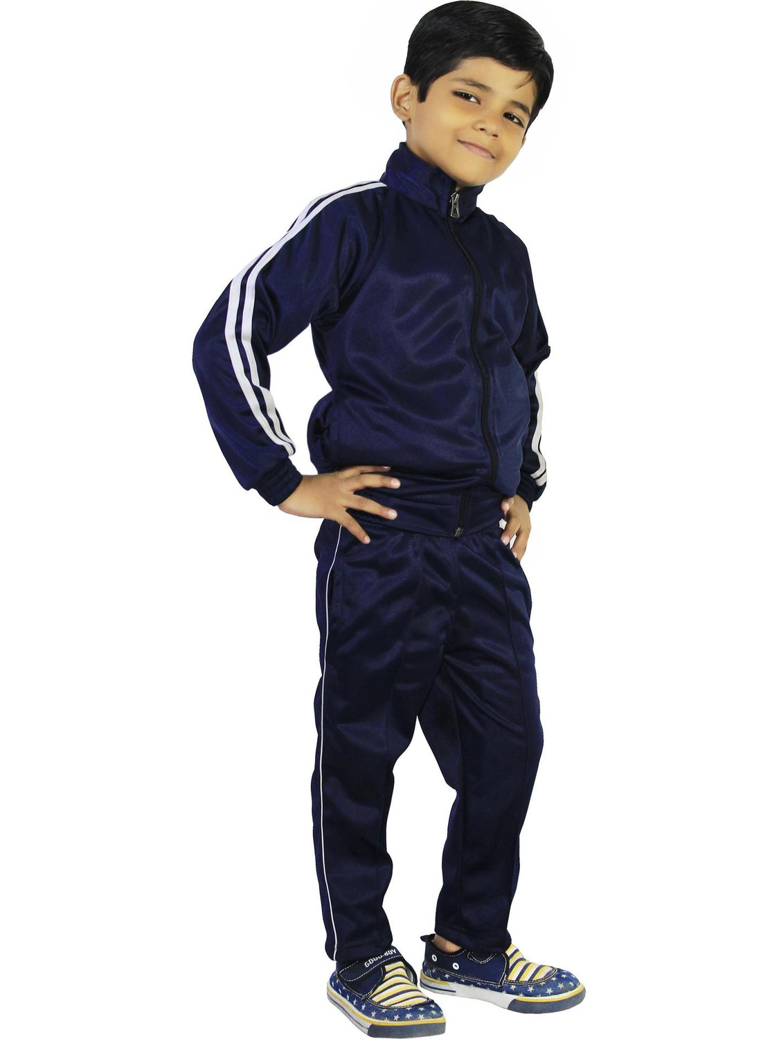 Image of ELLENSHIRE Solid Boys & Girls Track Suit
