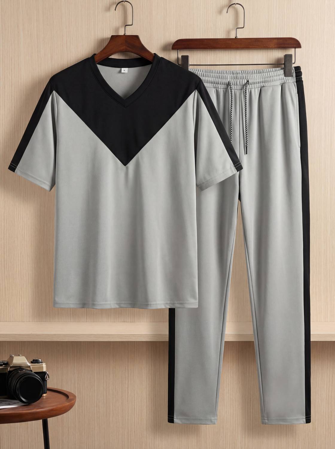 BRUSEANT Striped, Colorblock Men Track Suit