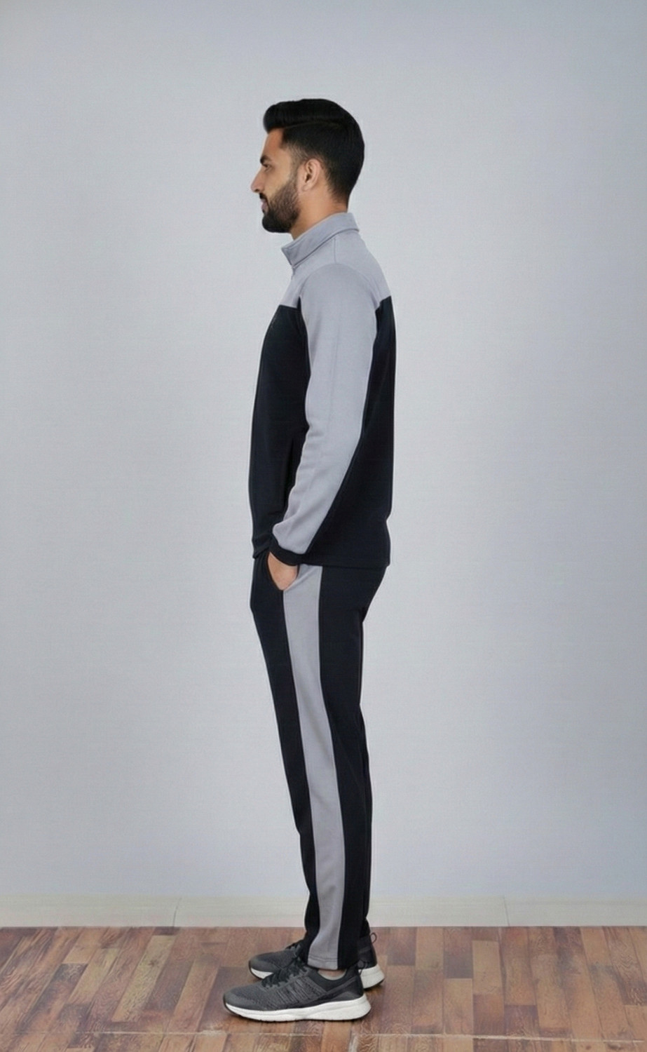 Image of SAK ALL-STAR Colorblock Men Track Suit