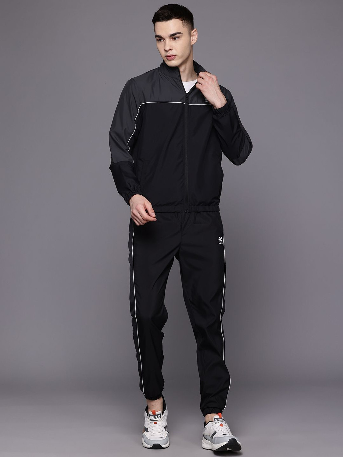 Image of HRX by Hrithik Roshan Solid Men Track Suit