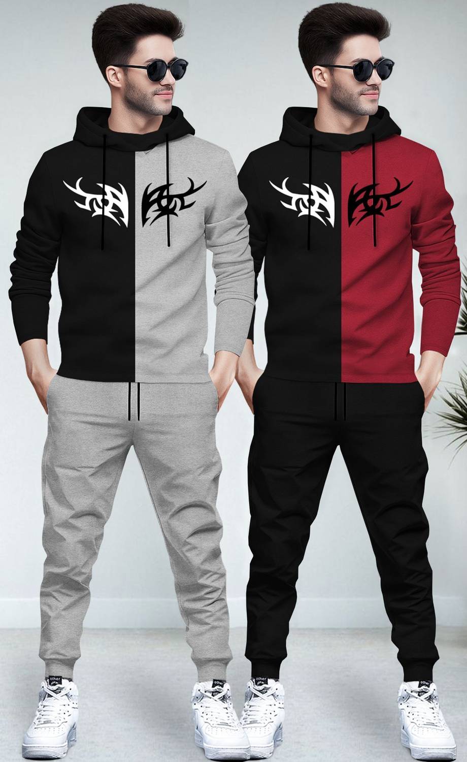 BLIVE Colorblock Men Track Suit