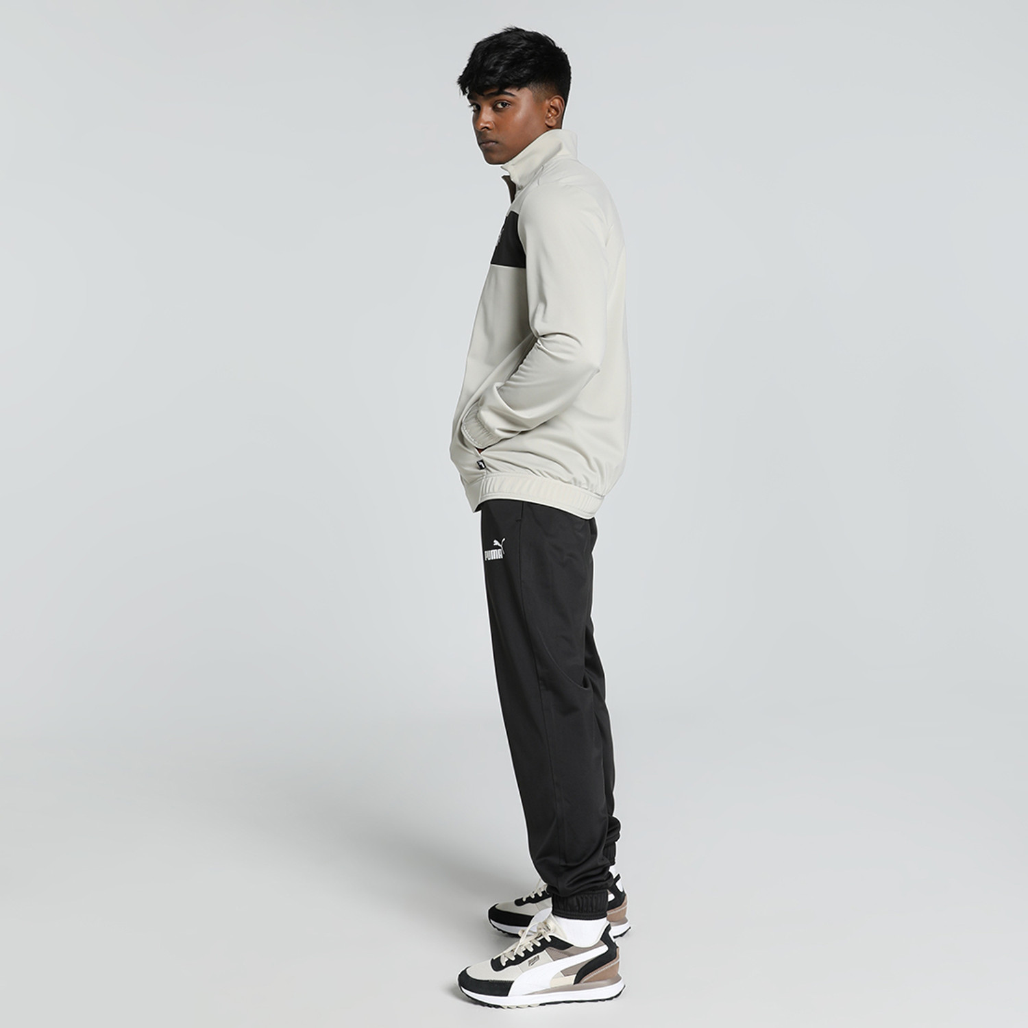 Image of PUMA Solid Men Track Suit