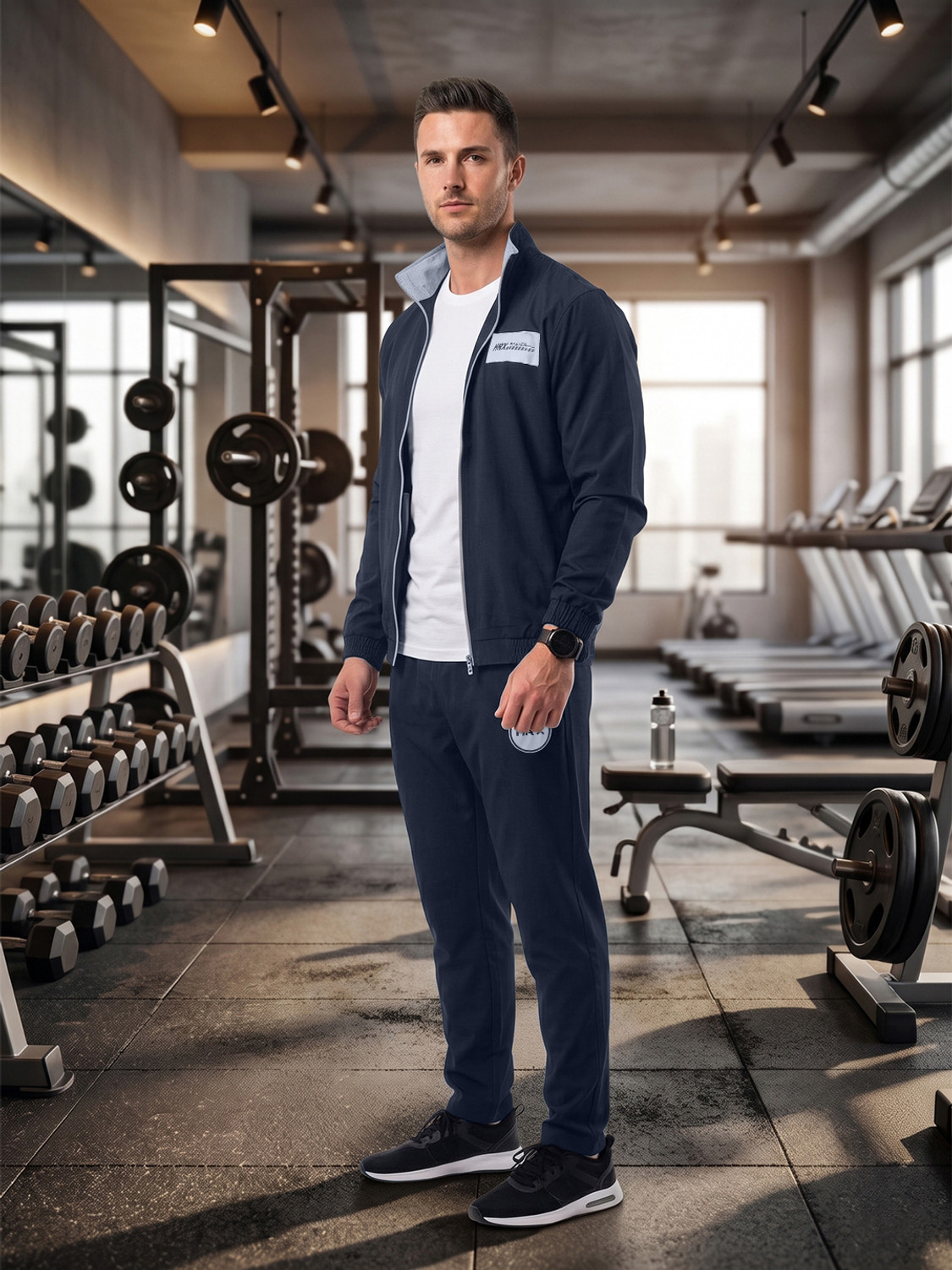 Image of HRX by Hrithik Roshan Solid Men Track Suit