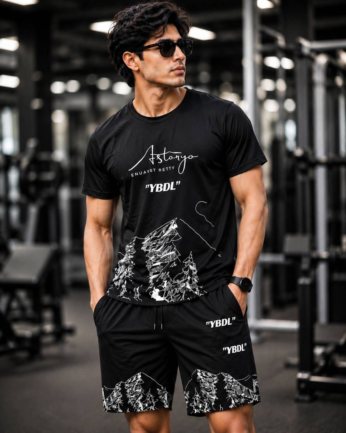 Yobdel Printed Men Track Suit - Image 1