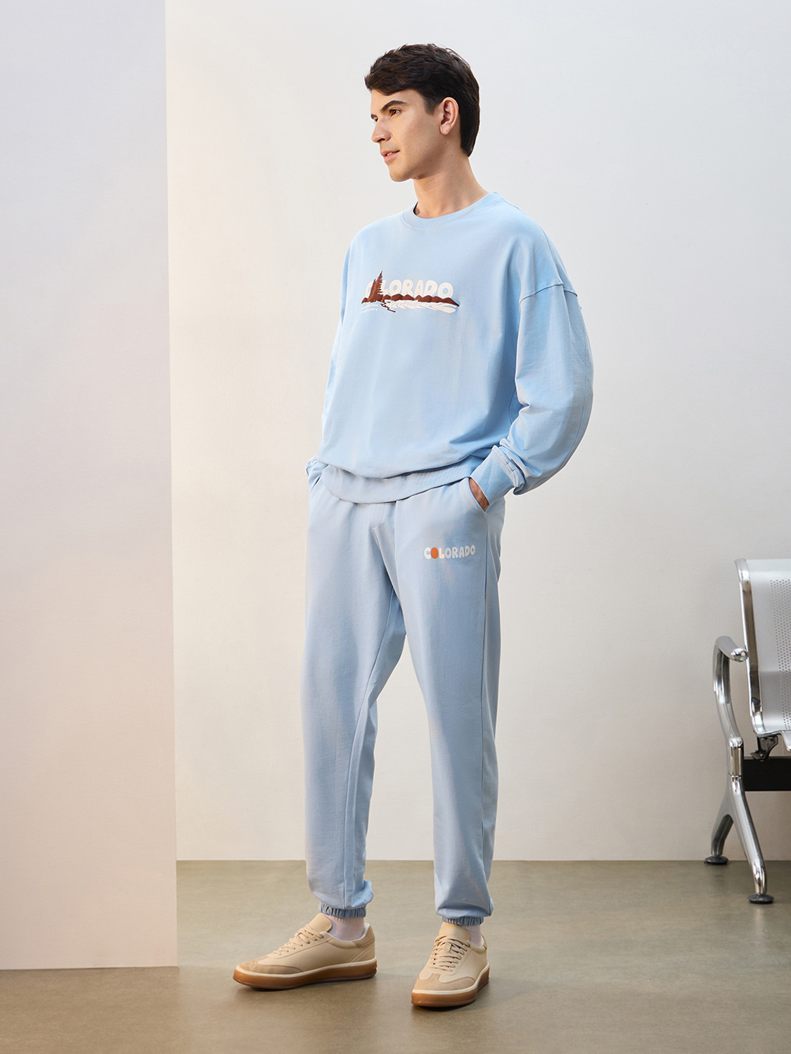 Image of NOBERO Graphic Print Men Track Suit