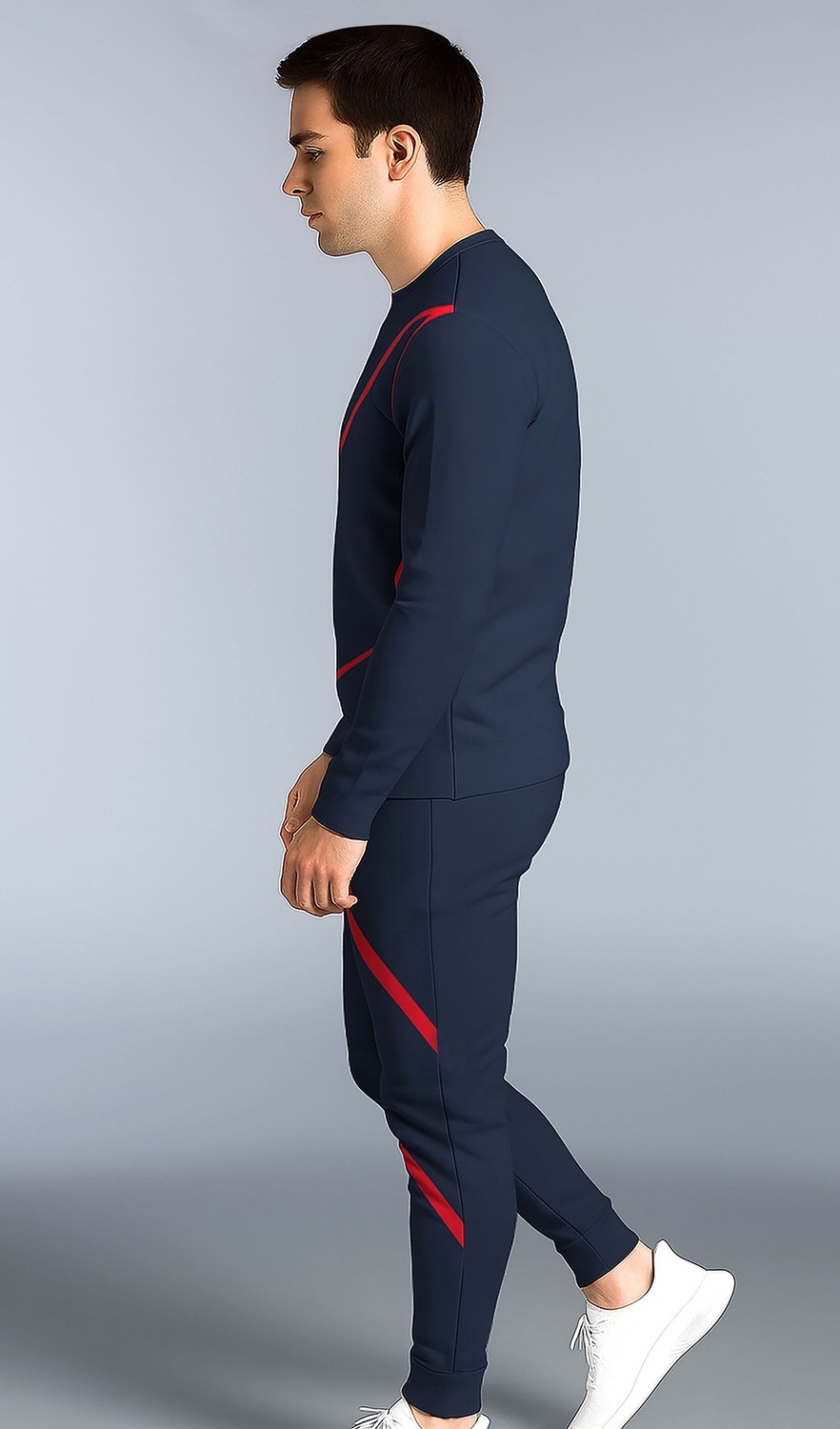 Image of KELONBRO Geometric Print Men Track Suit