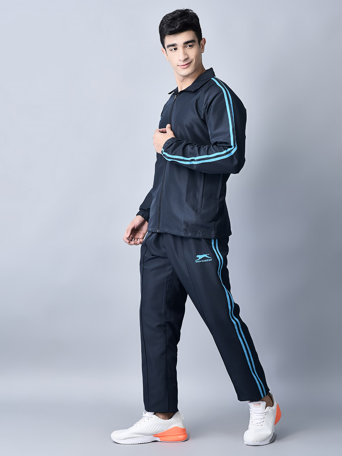 Image of Shiv Naresh Self Design Men Track Suit