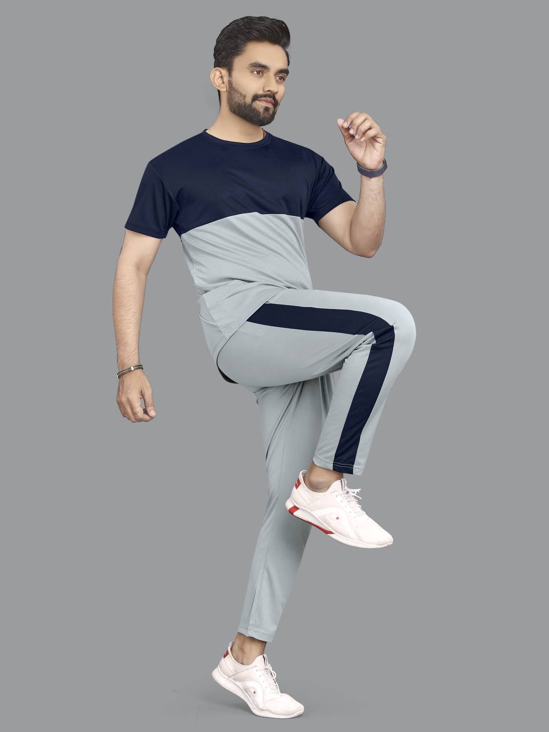 BRUSEANT Colorblock Men Track Suit