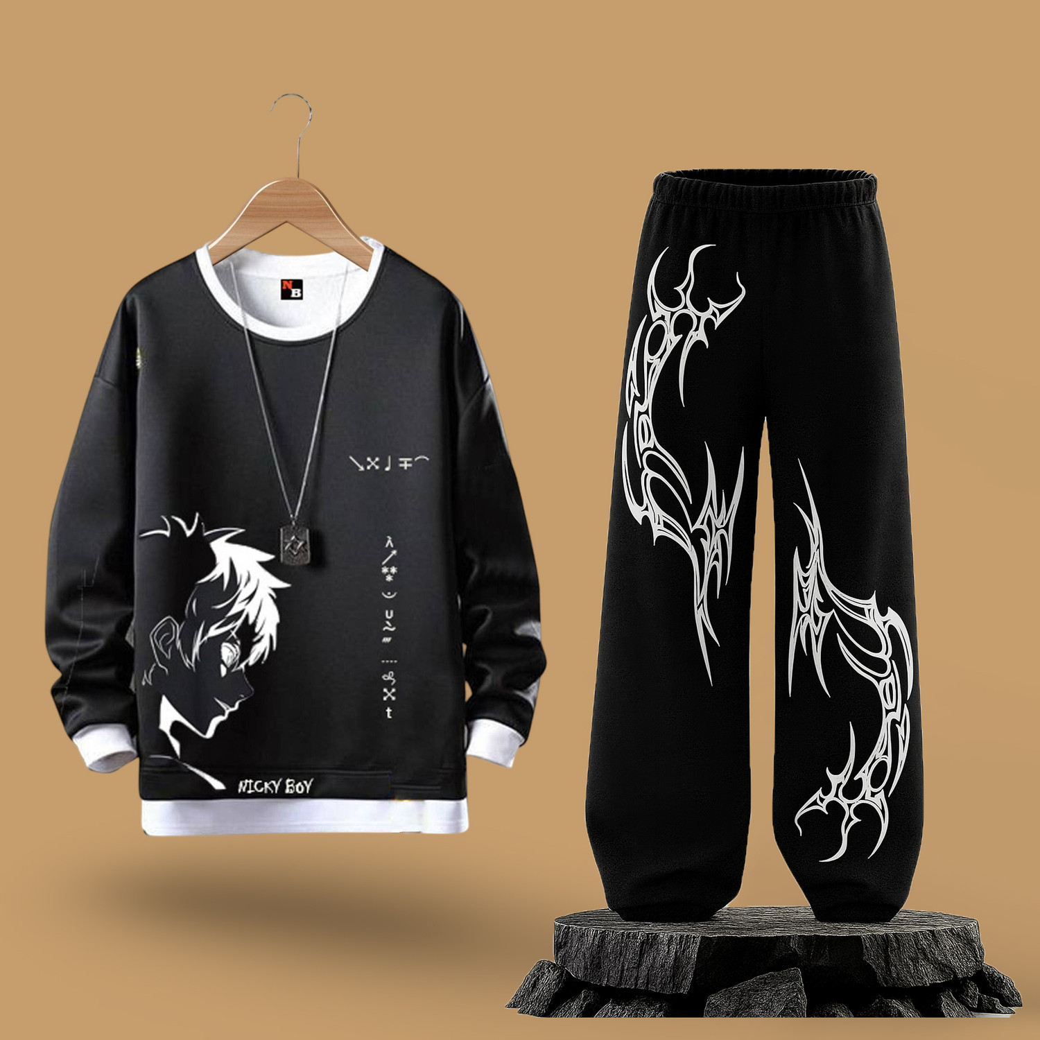 Image of Conway Printed Men Track Suit