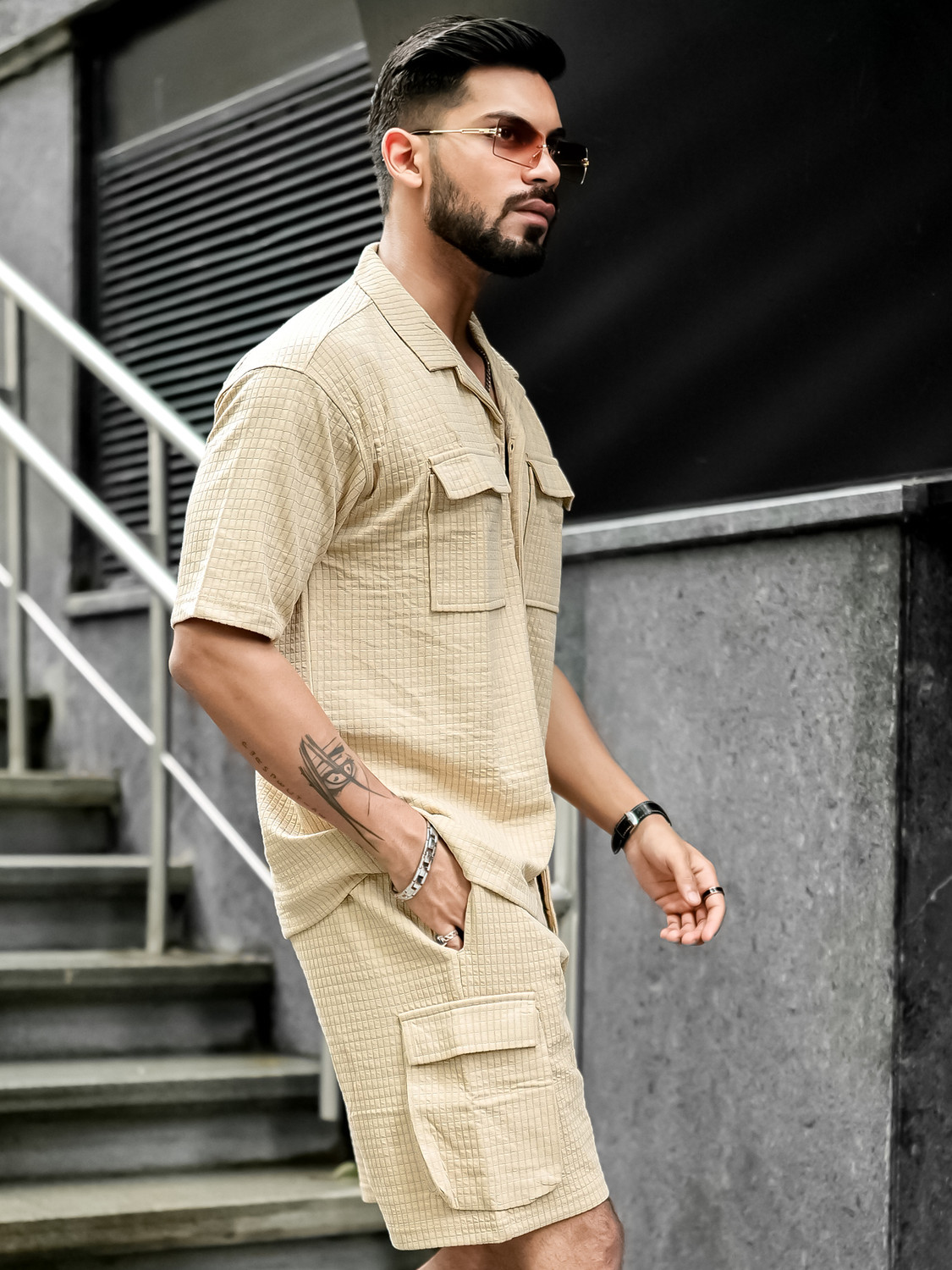 Image of MANIAC Solid Men Track Suit