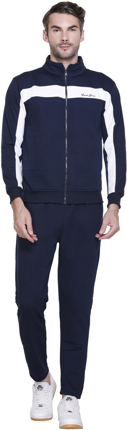 Image of CARACAS Solid Men Track Suit