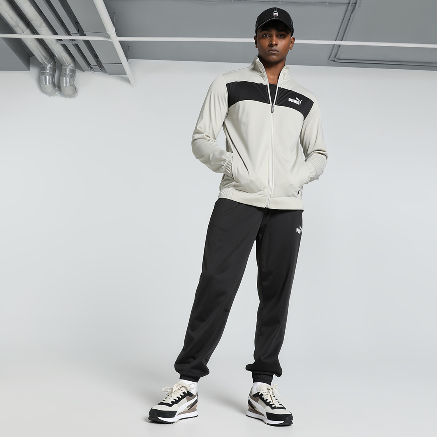 Image of PUMA Solid Men Track Suit