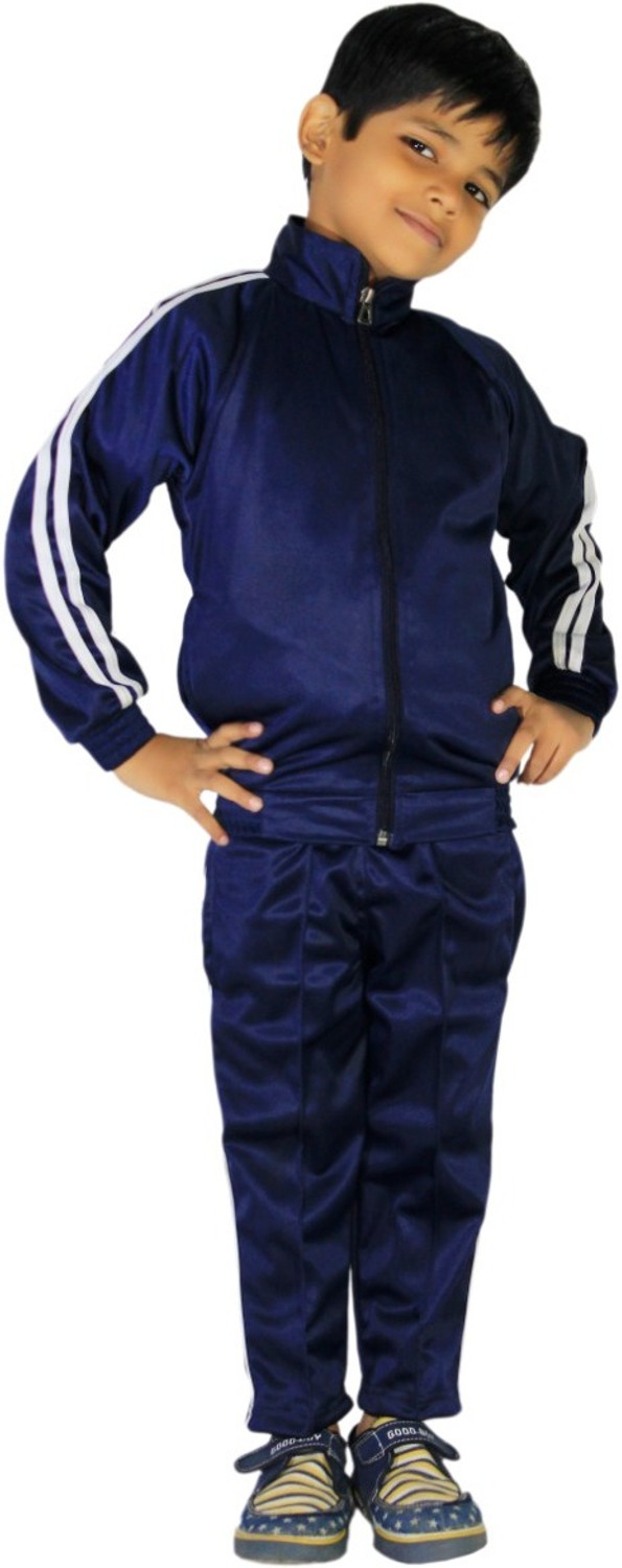 Image of ELLENSHIRE Solid Boys & Girls Track Suit
