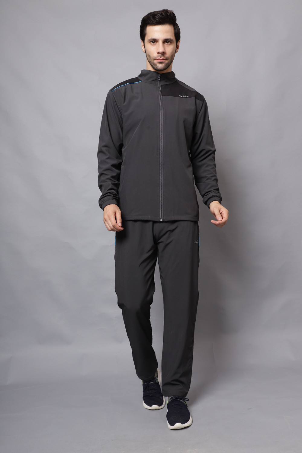Image of CANJUICE Solid Men Track Suit