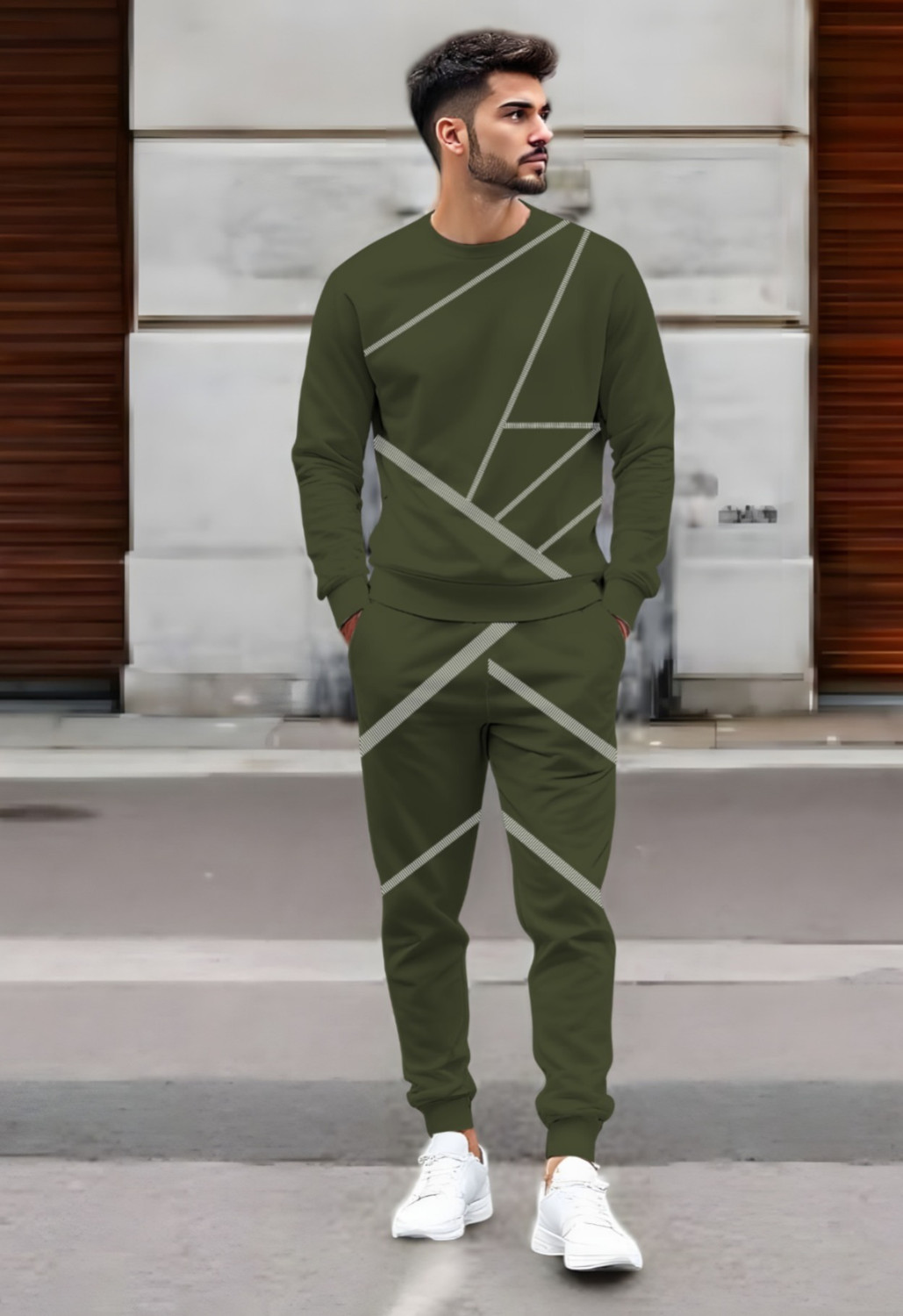 Image of Triptee Printed Men Track Suit