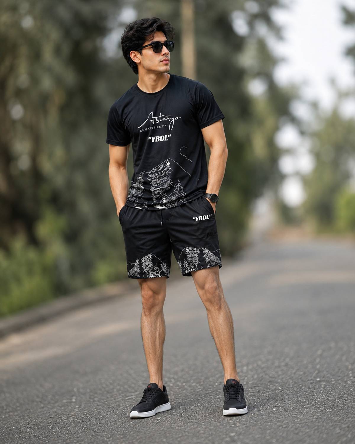 Yobdel Printed Men Track Suit - Image 3