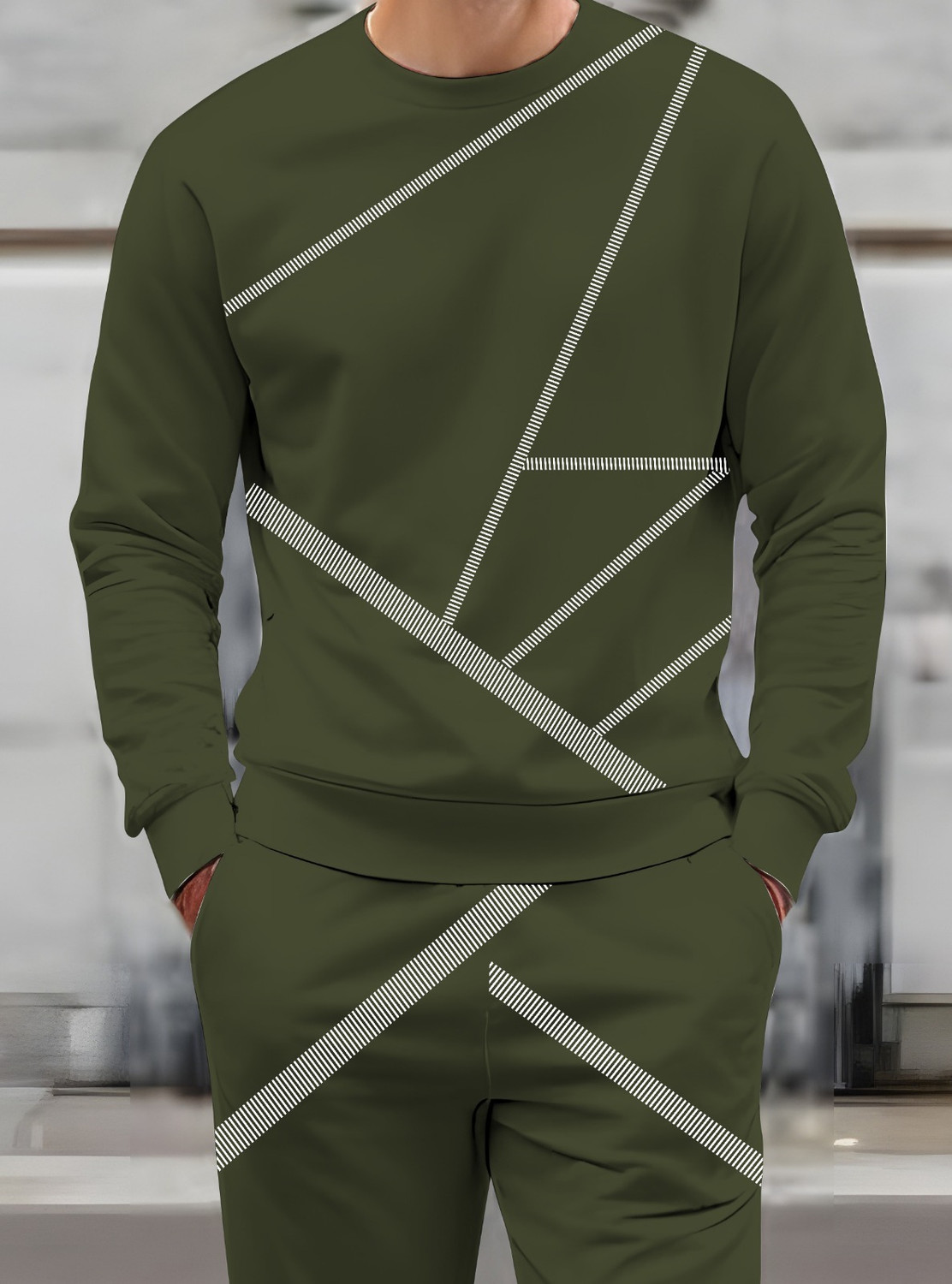 Image of Triptee Printed Men Track Suit