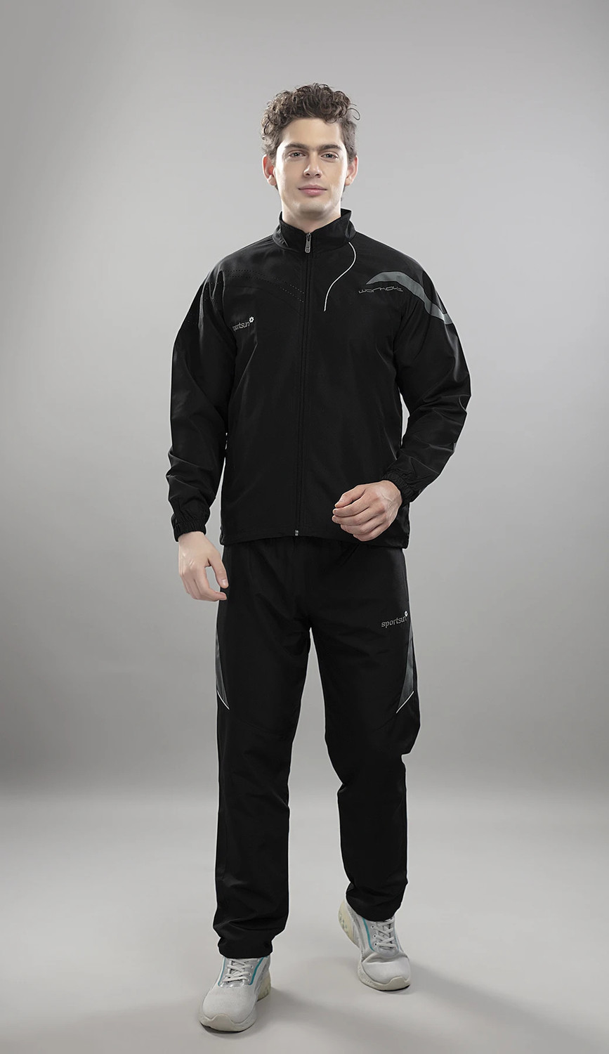 Image of Sport Sun Solid Men Track Suit
