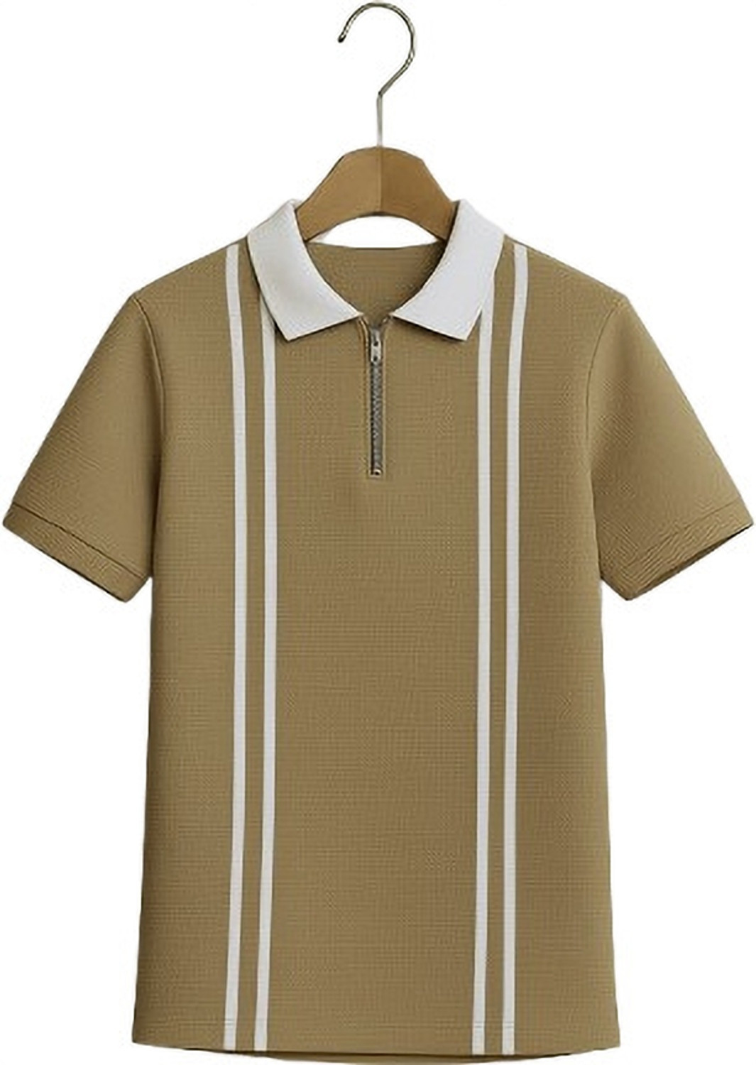 Image of Try This Men Colorblock Brown Night Suit Set