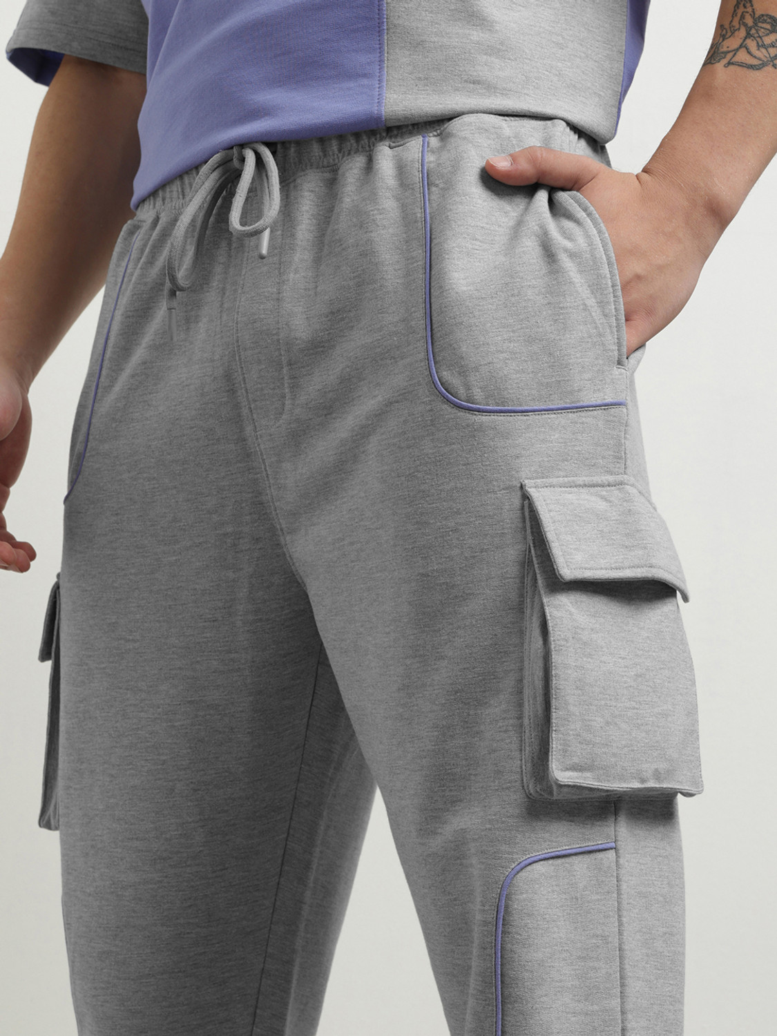 Image of NOBERO Colorblock Men Track Suit